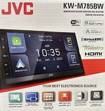 NEW JVC KW-M785BW, 2-DIN Digital Media Receiver, w/ Apple CarPlay & Android Auto picture