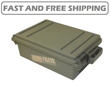 MTM Case-Gard ACR4-18 Ammo Crate Utility Box 12 Gauge Army Green Polypropylene picture