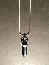 Stunning Onyx Crystal Healing Six Faceted Pendant on 18