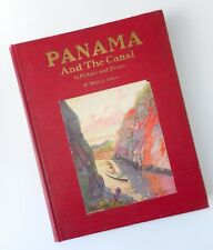 VTG 1913 Panama the Canal History 1st Edition Book Illustrated Abbot Red HC picture
