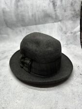 Vintage Stetson The Gun Club Charcoal Cowboy Hat Size 7 Fedora Royal De Luxe picture
