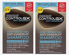 2 Just For Men Control GX Anti Dandruff Shampoo Grey Reducing (2 PACK) NEW picture