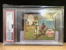 1949 R302-2 M.P. & Co. Hand Cut #101 Ted Williams PSA 3 Very Good - Red Sox HOF picture