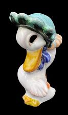 RARE Vintage Leopold Anzengruber Keramik Austrian Ceramic Duck Goose Figurine 5” picture
