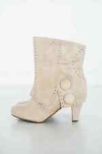 NOT RATED WOMENS COWGIRL STAR BOOT BOOTIE CREAM WHITE 3