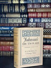 Johnson's Dictionary A Modern Selection E.L. McAdam, Jr. picture