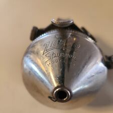 Vtg ZEBCO Spinner Model 33 Fishing Reel Thumb Button Patent Made in Tulsa, Okla. picture