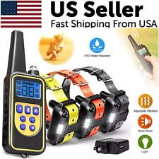 3000 FT Dog Training US Collar Rechargeable Remote Shock PET Waterproof Trainer picture