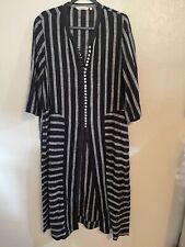 Soft Surroundings Women’s Large Striped Morrocan Caftán Topper Duster Vacation picture
