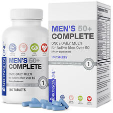 Bronson ONE Daily Men's 50+ Complete MultiVitamin MultiMineral, 180 Tablets picture
