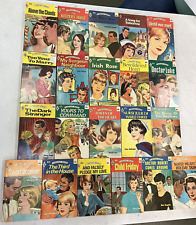 Lot of 21 Vintage Harlequin Romance Red Edge 800s (846-873 & 892-897) picture