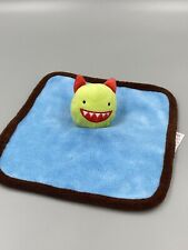 Babies R Us Monster Plush Baby Lovey Security Blanket Green Blue 12