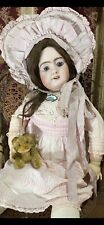 Tete JUMEAU 13 French Doll Antique 27” SFBJ Chunky Body  fab antique outfit picture