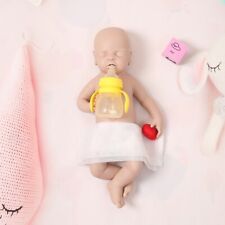 100% Full Body Silicone Reborn Baby Doll Unpainted Realistic Soft Children Toy picture