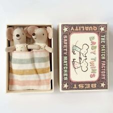 New Maileg Baby Twin Mice in a Box picture