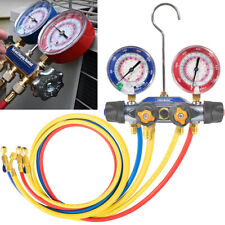 for Yellow Jacket 49968 4-Valve Test and Charging Manifold Gauges R-22/404A/410A picture