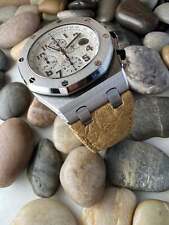 AP Bands Gold Elephant Leather Strap For Royal Oak Offshore 42mm picture