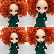 Nude Blythe Factory Jointed Doll Hair Color Glazed Red No Dress No Accessories picture