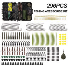 296Pcs Carp Fishing Accessories Kit Lead Clips Carp Swivels Sinkers Beads Sleeve picture