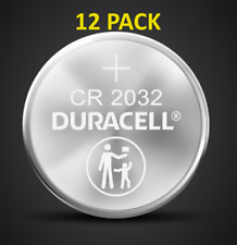 Duracell CR 2032 / DL 2032 (12 PACK) 3V Lithium Coin Battery, Expiration May '33 picture