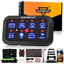 AUXBEAM 8 GANG LED SWITCH PANEL KIT AUTOMATIC DIMMABLE OFF ROAD LIGHT CONTROLLER picture