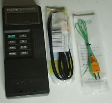 Fluke 52 K/J Digital Thermometer Calibrated plus new thermocouple picture