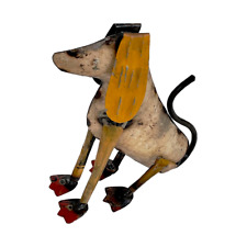 Handcrafted Recycled Iron Dog Decorative Collectible Figurine Showpiece picture