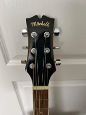 Mitchell O120CESB 6-String Acoustic Electric Guitar & Road Runner Guitar Case picture