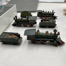 Rare Mantua Ho Scale Locomotive Set Of 3 4-4-0 , 4-4-0 , 2-6-0 Metal Vintage picture