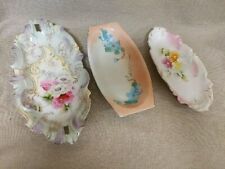 Three Vintage Porcelain Oval Trays picture