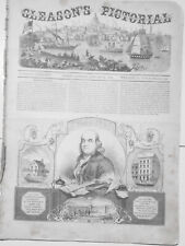 Gleason's Pictorial January 21, 1854 - Benjamin Franklin; National costumes, etc picture