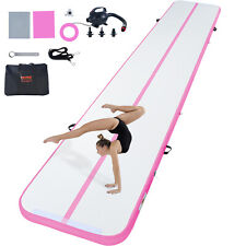 VEVOR 20FT Air Track Inflatable Training Tumbling Gymnastics Gym Mat with Pump picture