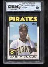 Barry Bonds RC 1986 Topps Traded #11T Rookie GEM MINT 10 picture