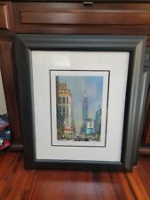 Signed Alexander Chen Empire State Building lithograph picture