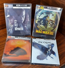 Dune 2/ Departed/ Crow/ Mad Max:Fury Road 4K Steelbooks-w/PROTECTIVE SLEEVE-NEW picture