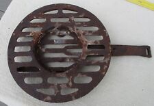 locke #400 warm morning coal wood stove cast iron round grill + shaker slide picture