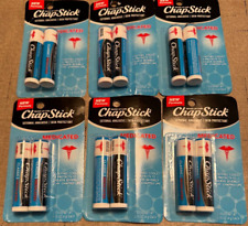 Lot of 6 packs  ChapStick Classic Medicated Lip Balm 4g 2-Sticks Each Exp. 02/25 picture