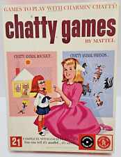 VINTAGE 1962 MATTEL CHATTY GAMES TO PLAY WITH CHARMIN CHATTY picture