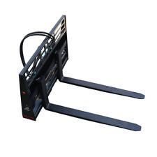 Landy Attachments Skid Steer Hydraulic Positioning Pallet Forks picture