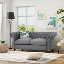 Kyle Traditional Chesterfield Loveseat Sofa picture
