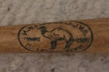 Antique 1930's MR Campbell Mini Baseball Bat with Camel Logo Early Old 14