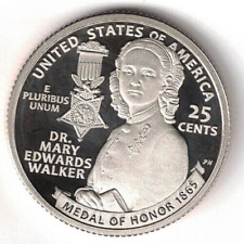 2024-S San Francisco Clad Proof American Women DR. Mary Walker Quarter Coin picture