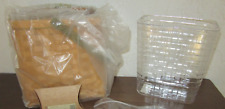 Longaberger 2003 Autumn Tote Basket Combo Plastic Protector and Tie on NEW picture