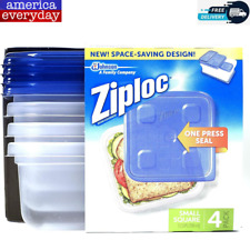 Ziploc Food Storage Meal Prep Containers, 4 Count picture