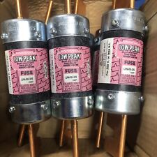(5) BUSS LOW-PEAK LPN-RK 225 TIME DELAY Dual Element Fuses Tested- Brand New picture