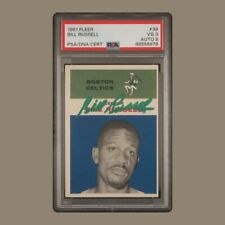 1961 Fleer Bill Russell Auto PSA 3 Signed  picture