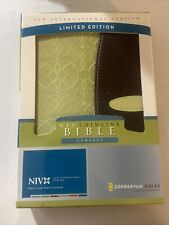NIV Thinline Bible by Zondervan Staff (2008, Leather, Revised edition,New... picture