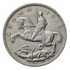 1935 George V Silver Commemorative Crown Silver Jubilee Very Fine Condition picture