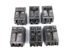 6pcs Used GE General Electric Circuit Breaker 20A THQL 2 Pole HACR Type 120/240V picture