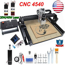 【USA】CNC 4540 20W 40W Laser Engraving Milling Machine Cutting Metal Wood Router picture